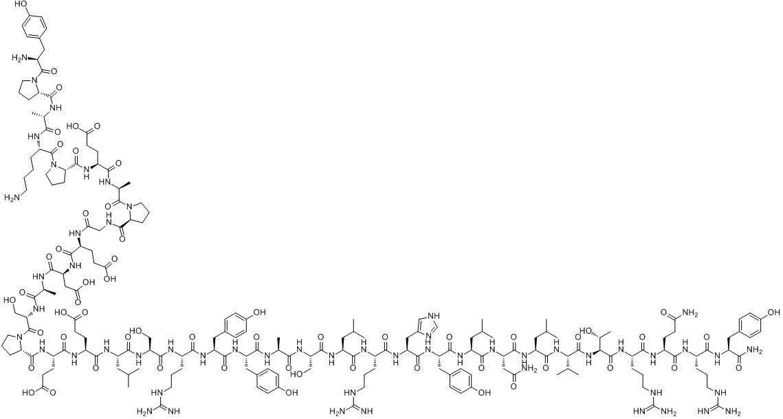 PEPTIDE YY PORCINE分子式结构图