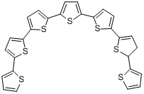 Α-七噻吩分子式结构图