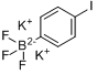 4-碘苯基三氟硼酸钾,96%分子式结构图