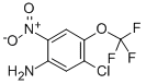 5-氯-2-硝基-4-三氟甲氧基苯胺分子式结构图