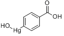 4-(羟基汞)苯甲酸;对(羟基汞)苯甲酸分子式结构图