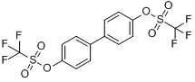 4,4-联苯酚二(三氟甲磺酸)分子式结构图