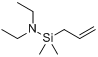 烯丙基(二乙胺基)二甲基硅烷分子式结构图