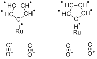 二羰基环戊二烯基二钌(II)分子式结构图