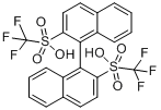 1,1-二-2-萘酚双(三氟甲基磺酸盐)分子式结构图