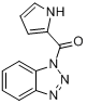 1-(2-吡咯羰基)苯并三唑分子式结构图