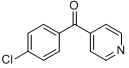 4-(4-氯苯甲酰氯)吡啶;4-(4-氯苯甲酰基)吡啶分子式结构图