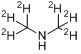 二甲基-d6-胺分子式结构图