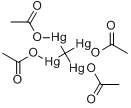 四(乙酰氧基汞)甲烷分子式结构图