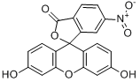 5-硝基荧光素分子式结构图
