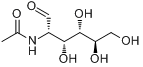 N-乙酰基-β-D-甘露糖胺;N-乙酰-D-甘露糖胺;分子式结构图