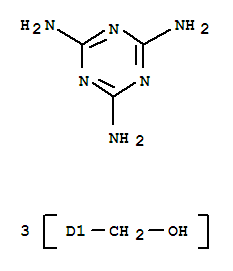 三羟甲基三聚氰胺树脂;三甲醇三聚氰胺分子式结构图