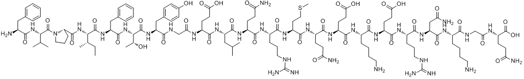 胃动素分子式结构图