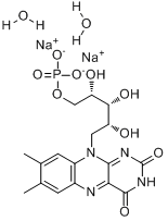 核黄素-5'-磷酸钠二水合物;核黄素-5-单磷酸钠分子式结构图