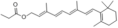 维生素A丙酸酯英文名称：Retinol,propanoate;维生素A丙酸酯分子式结构图