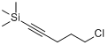 (5-氯-1-戊炔基)三甲基硅烷分子式结构图