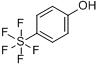 五氟化(4-苯酚基)硫;五氟化(4-苯酚基)硫;分子式结构图