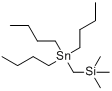 三正丁基(三甲基甲硅烷基甲基)锡分子式结构图