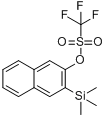 3-(三甲基硅基)-2-萘基三氟甲烷磺酸盐;三氟甲烷磺酸-3-(三甲基硅基)-2-萘酯分子式结构图