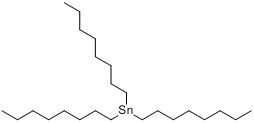 三正辛基氢化锡分子式结构图