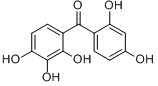 2，2′，3，4，4′-五羟基二苯甲酮分子式结构图