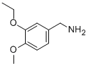 (3-乙氧基-4-甲氧基苄)胺;(3-乙氧基-4-甲氧基苄)胺分子式结构图