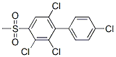 4-甲基磺酰基-2,3,4',6-四氯联苯;4-甲基磺酰基-2,3,4',6-四氯联苯分子式结构图