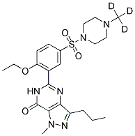 西地那非-D3;西地那非-D3分子式结构图