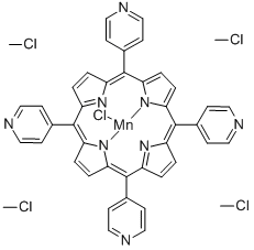 5,10,15,20-四（4-吡啶）-21H-23H-卟吩合锰（III）四（CH3CL）;5,10,15,20-四（4-吡啶）-21H-23H-卟吩合锰?分子式结构图