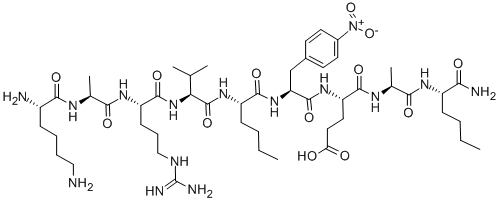 AC-ALA-ARG-VAL-LEU-ALA-GLU-ALA-NH2分子式结构图