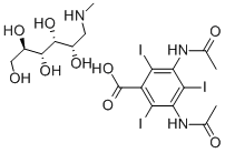 泛影酸葡甲胺盐;泛影酸葡甲胺盐分子式结构图