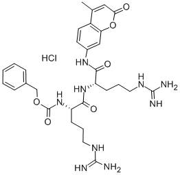 Z -精氨酸-精氨酸- 7 -氨基- 4 -甲基香豆素盐酸盐;Z -精氨酸-精氨酸- 7 -氨基- 4 -甲基香豆素盐酸盐;Z-精氨分子式结构图