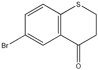 6-溴-2,3-二氢硫色烯-4-酮;6-溴硫代苯并二氢吡喃-4-分子式结构图