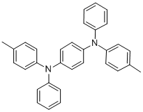 N,N-二(4-甲基苯基)-N,N-二苯基-1,4-对苯二胺;N,N-二(4-甲基苯基)-N,N-二苯基-1,4-对苯二胺分子式结构图