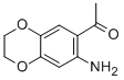1-(7-氨基-2,3-二氢-1,4-苯并二恶英-6-基)乙酮;1-(7-氨基-2,3-二氢-1,4-苯并二恶英-6-基)乙酮分子式结构图