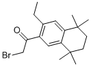 2'-溴-1-(3-乙基-5,5,8,8-四甲基)-5,6,7,8-四氢萘乙酮;2'-溴-1-(3-乙基-5,5,8,8-四甲基)-5,6,7,8-四氢萘乙?分子式结构图