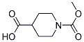 1-甲氧羰基哌啶-4-甲酸;1-甲氧羰基哌啶-4-甲酸分子式结构图