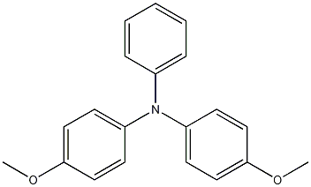 4,4'-二甲氧基三苯胺;4,4'-二甲氧基三苯胺分子式结构图