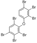 2,2',3,4,4',5,6-七溴联苯醚;2,2',3,4,4',5,6-七溴联苯醚分子式结构图