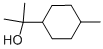 α,α-4-三甲基环己基甲醇;1-甲基-4-(1-甲基乙基)环己醇;α,α-4-三甲基环己基甲醇分子式结构图