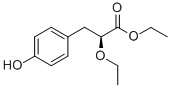 (S)-2-乙氧基-3-(4-羟基苯基)丙酸乙酯;(S)-2-乙氧基-3-(4-羟基苯基)丙酸乙酯分子式结构图