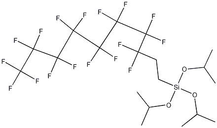 十七氟癸基三异丙氧基硅烷;十七氟癸基三异丙氧基硅烷分子式结构图