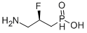 P-[(2R)-3-氨基-2-氟丙基]磷酸;P-[(2R)-3-氨基-2-氟丙基]磷酸分子式结构图