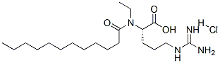 月桂酰精氨酸乙酯盐酸盐分子式结构图