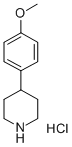 4-(4-甲氧基苯基)哌啶;4-(4-甲氧基苯基)哌啶分子式结构图