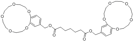 庚二酸双[(苯并-15-冠-5)-15-基甲]酯;BIS(BENZO-15-CROWN-5);庚二酸双[(苯并-15-冠-5)-15-基甲]酯分子式结构图