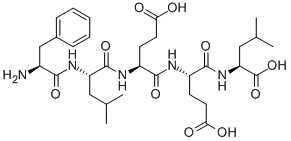 H-PHE-LEU-GLU-GLU-LEU-OH分子式结构图