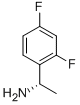 (AS)-2,4-二氟-A-甲基苯甲胺;(AS)-2,4-二氟-A-甲基苯甲胺;苯甲胺,2,4-二氟-A-甲基-,(AS)-分子式结构图