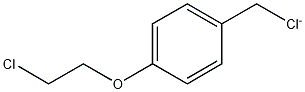 4-(2-氯乙氧基)苄基氯化物;4-(2-氯乙氧基)苄基氯化物分子式结构图