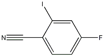 2-碘-4-氟苯腈;2-碘-4-氟苯腈;4-氟-2-碘苯腈分子式结构图